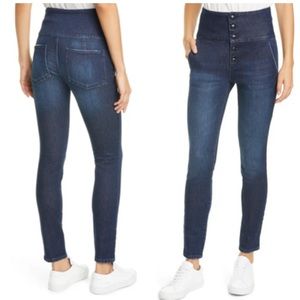 Frame Le Military Band High Waist Skinny Jeans